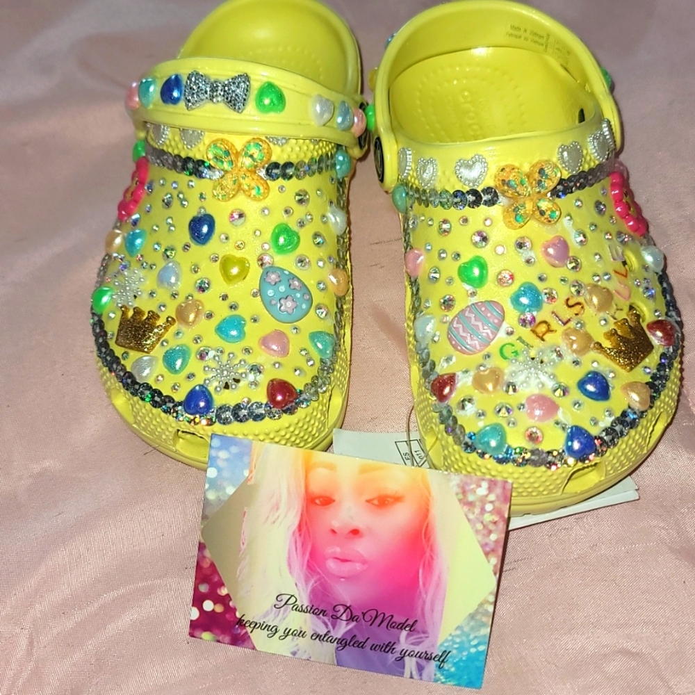 Custom easter crocs for toddlers